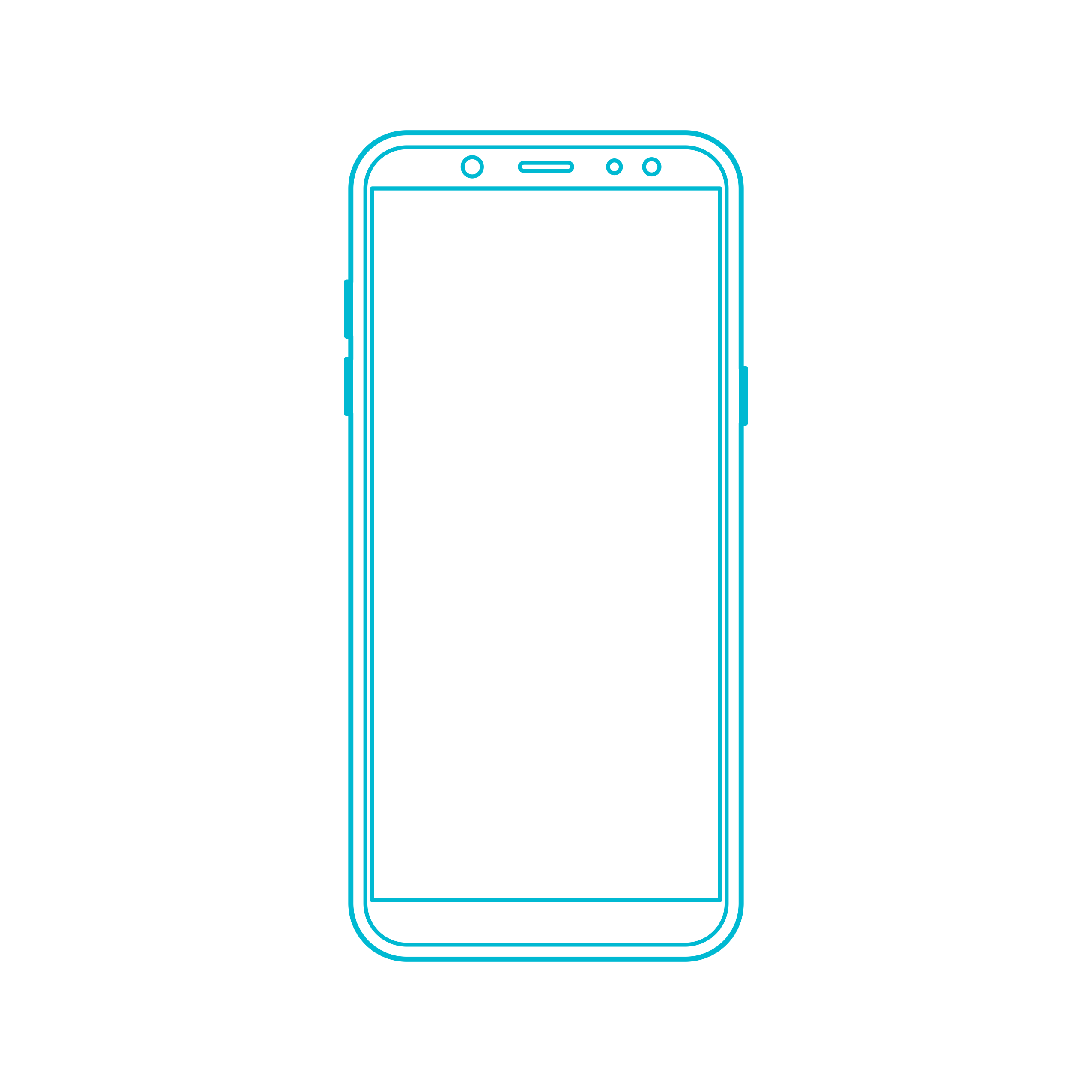 Digital Samsung Galaxy A6 Outline Svg Vector Free Vectors